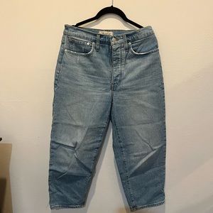Madewell balloon cut jeans
